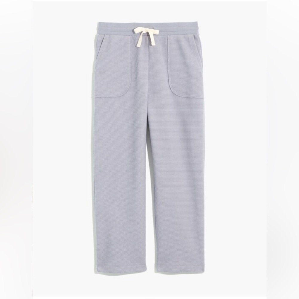MadeWell Women’s Textured Waffle Straight Sweatpants size M color faded lavender